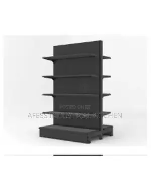 Commercial Double Shelves (Grey)