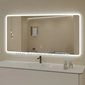 Salon Mirror Hotel Frameless Decor Bathroom Led Mirrors