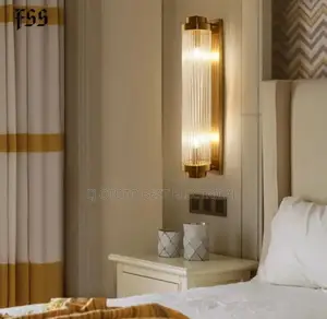 Wall Indoor and Outdoor Light, Gold and Black Body Available