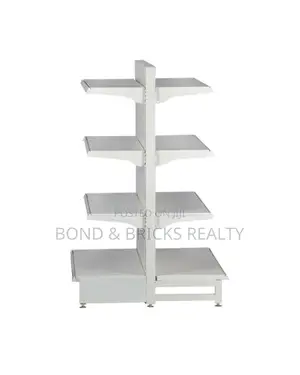 Commercial Double Shelves (White)