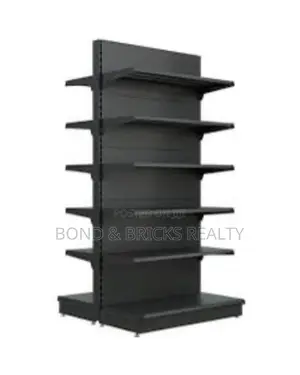 Commercial Double Shelves (Grey)