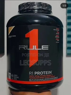 Rule 1 Whey Isolate Protein Powder 5lb