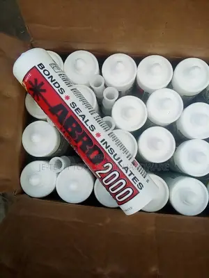 Silicone Sealant Abro 2000 White and Clear
