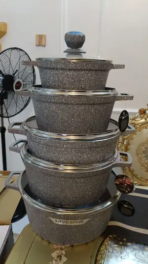 Non-Stick Granite 5 Sets of Pots