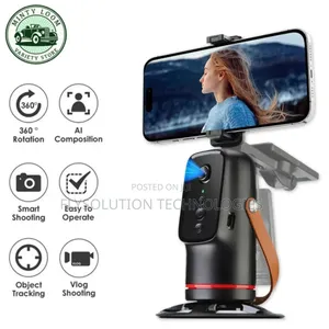 Q02 Auto Face Tracking Phone Holder 360° Rotation Camera