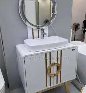 Royal White Cabinet With Sensor Mirror