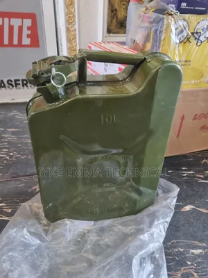 Metal Fuel Jerry Can / Jerrycan 10ltrs