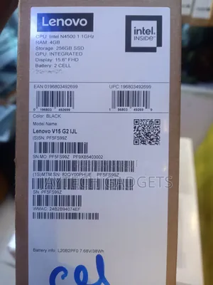 New Laptop Lenovo V15 4GB Intel Celeron SSD 256GB