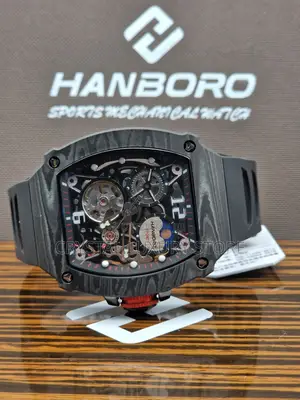 Hanboro Quality Luxury Men Automatic Engine Wristwatch
