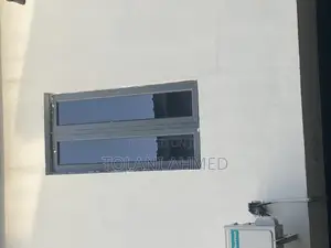 Grey Aluminum Casement Window
