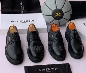 Givenchy Black Lace Up Corporate Shoe