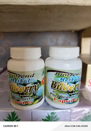 Bilberry Pile Haemorrhoid Herbal Capsule Biotrend