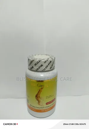 Wild Ginseng Root Powder Herbal Capsule