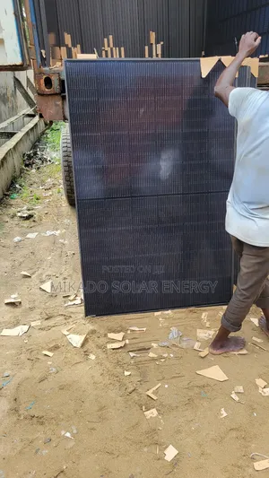 500w 144 Cells Bifacial All Black Mono High Voltage Panel