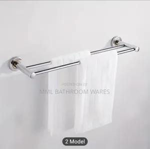 Stainless Steel Double Bar Towel Rack