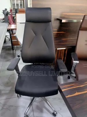 Super Executive Office Chair Swivel and Reclining With Headrest.
