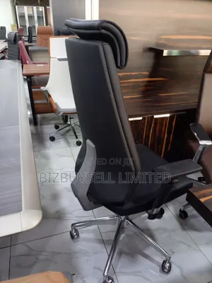Super Executive Office Chair Swivel and Reclining With Headrest.