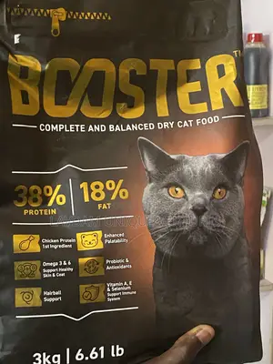 Booster Dry Cat Food – 3kg Available | Adult Cats