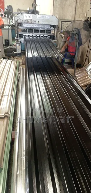 0.45 Long Span Design Aluminum Roofing Sheet Black Color