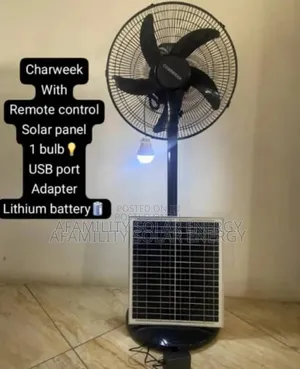 Charweek 16inches Solar Fan