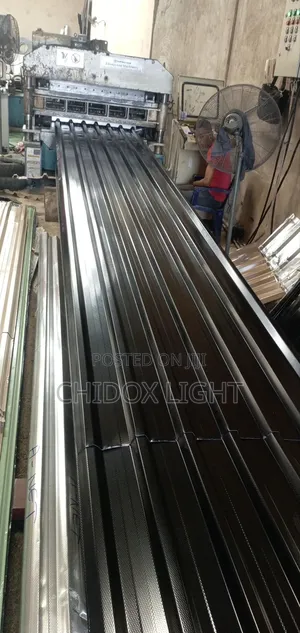 0.55 Long Span Design Aluminum Roofing Sheet Black Color