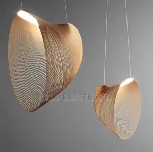 Birch Wood Led Pendant Light Nordic