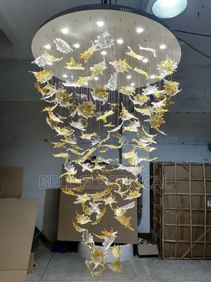 Modern Large Scale Project Chandelier