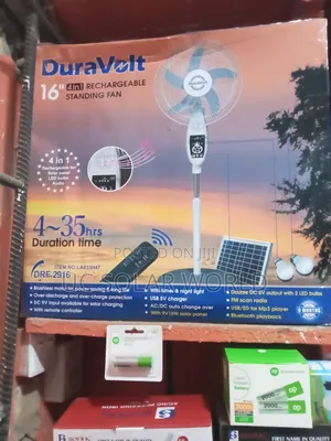 Duravolt 16" 4in1 Rechargeable Standing Fan