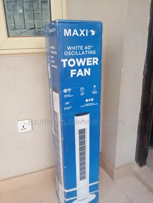 Maxi Airflow Tower Fan for Full-Room Cooling
