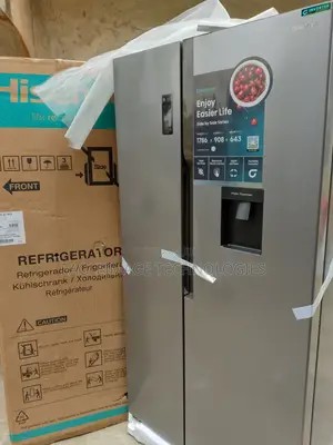 Roomy Hisense Rc-67ws Side-by-Side Refrigrator