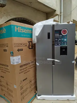 Classy Hisense Rc-67ws Silver Door Fridge