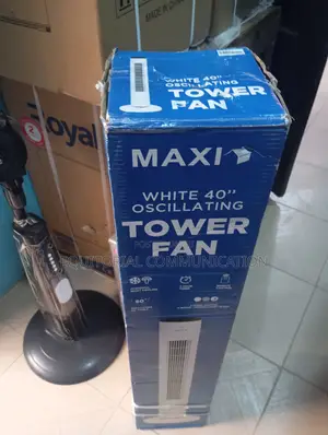 Powercool Maxi Tower Fan for Rapid Airflow