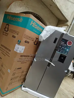 Compact Hisense Rc-67ws Double Door Refrigerator