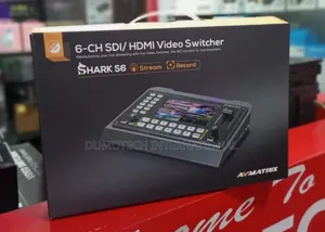 Avmatrix Shark S6 Sdi/Hdmi 6 Chan Video Switcher Mixer