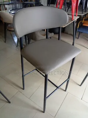 Quality Leather Bar Stool With Iron Leg