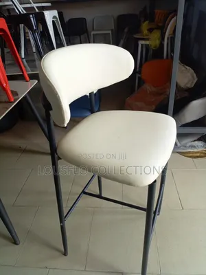 Quality Leather Bar Stool With Iron Leg