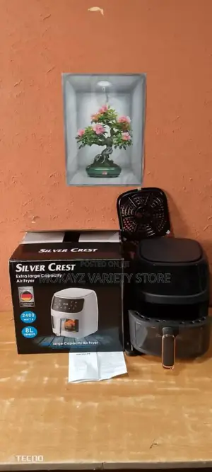 8l Silver Crest Oil-Free Electric Air Fryer(Touch Screen)