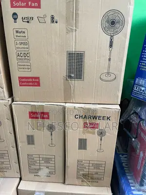 Rechargeable Solar Fan
