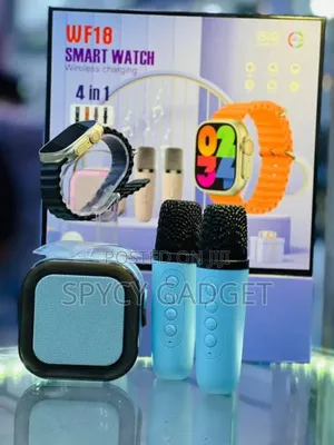 Wf18 Smartwatch With Bluetooth Speaker 2 Microphone