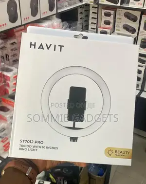 Havit St7012 Pro Tripod Stand 10inches Ringlight