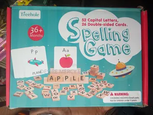 52 Capital Letters/26 Double Sided Card Spelling Game