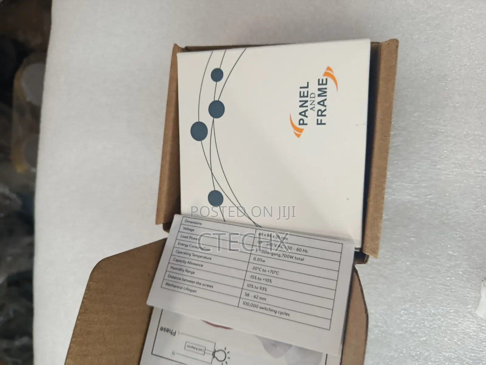 Single Dimmer Switch for Led Lights White Touch Light Switch