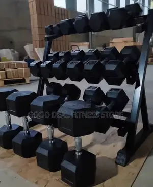 High Quality Hexagon Dumbell Available in Different Kgs.