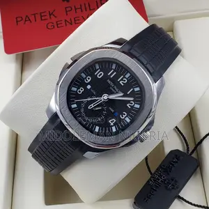 Patek Philippe Rubber Strap Automatic Nautilus Men’S Watch