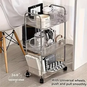 Acrylic Storage Trolley