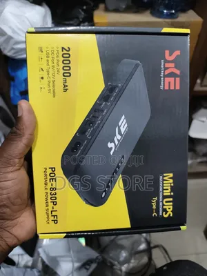 Ske Mini Ups 20,000mah Poe 830p Router CCTV Power Bank