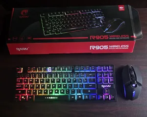Rechargeable Raiku R905 Wireless Mouse and Keyboard