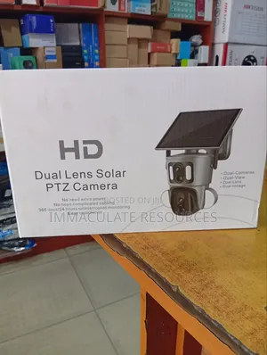 Dual Lens Solar PTZ Camera 6mp Ubox