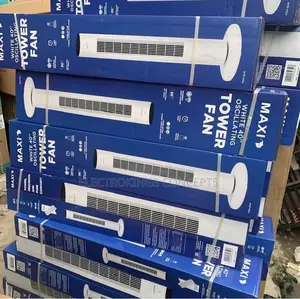 Maxi 40" Powerful Quiet Cooling Tower Fan White Fan 10-22ir