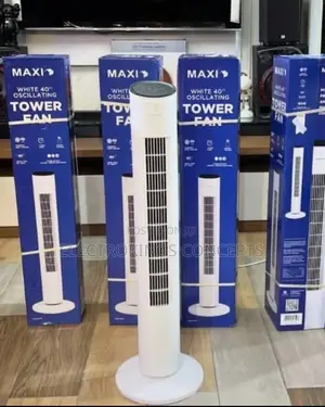 Maxi Tower Fan 45 Watts White, Fan10-22jr